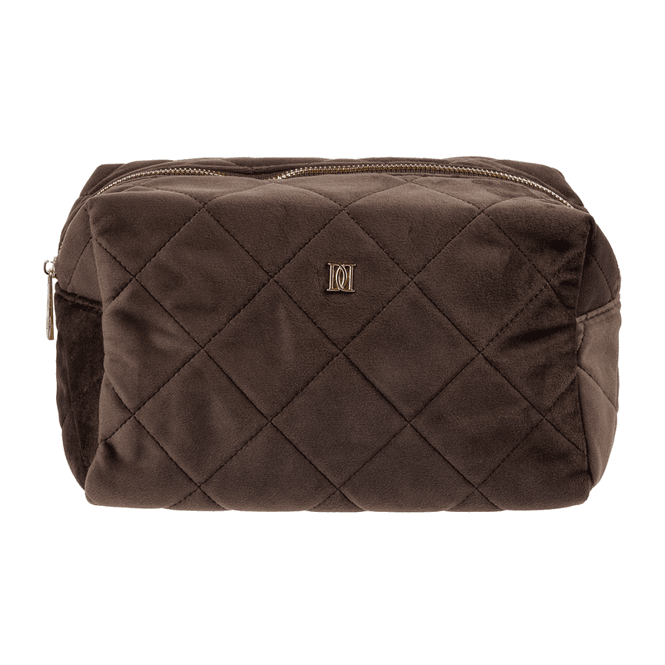 Hovedbilde Velvet Square Quilted Make-Up Pouch - Small
