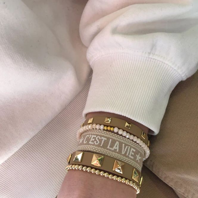 Hovedbilde Woven Friendship Bracelet - C'est La Vie