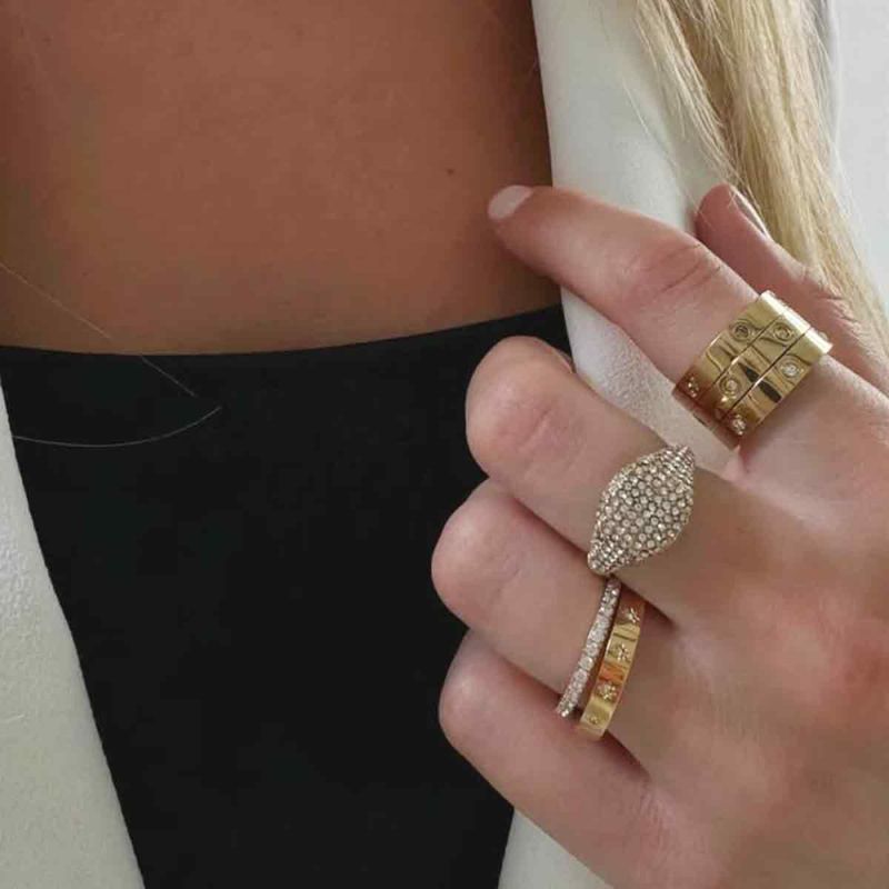 Full Bling Ring Square