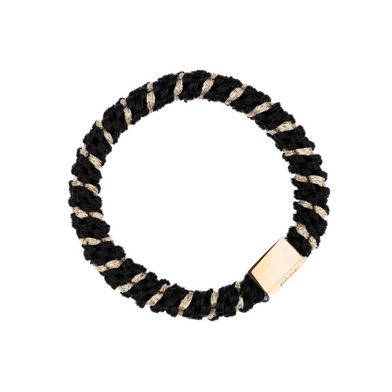 Fat Hair Tie W/Gold