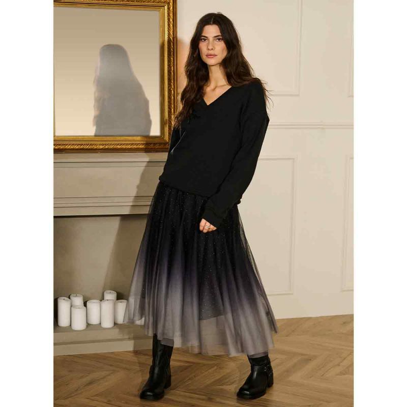 CRGlittery Mesh Skirt