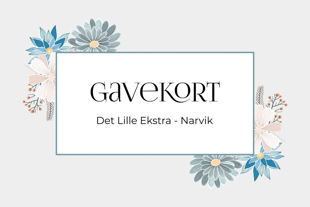 Det Lille Ekstra narvik, nettbutikk, netthandel, shopping,, tjenester, personlig veiledning, klær, mote, tilbehør, gavekort, giftcard, gift, gave, digital gavekort