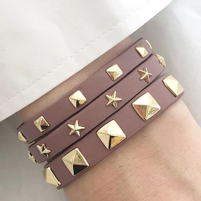 Hovedbilde Leather Stud Bracelet Mini