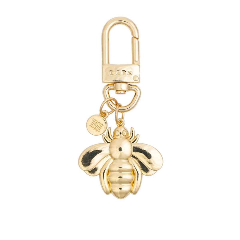 Metal Sign Bag Charm - Bee