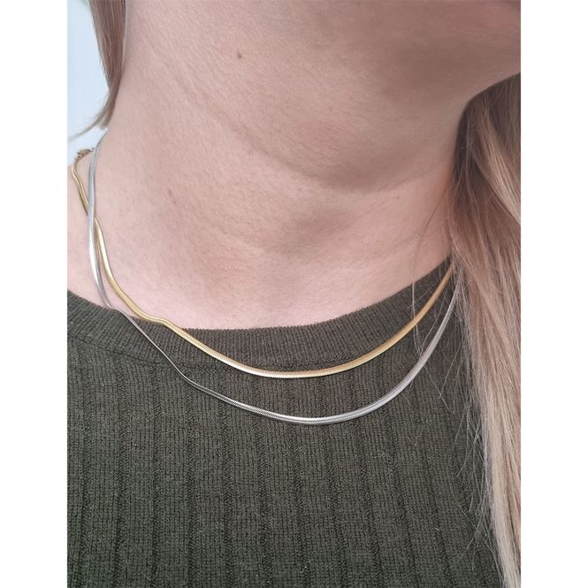 Hovedbilde Snake Chain Necklace - Extra Thin 45cm